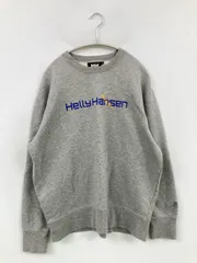 HELLY HANSEN ヘリーハンセン スウェット M グレー コットン 裏起毛 ブランドロゴ 長袖 メンズのサムネイル
