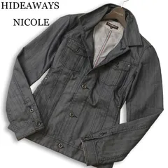 HIDEAWAYS NICOLE ハイダウェイ ニコル 通年★ スリム デニム ジャケット Gジャン Sz.46 メンズのサムネイル