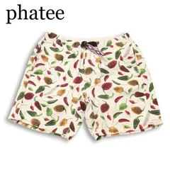 phatee ファッティー 春夏★ ヘンプ 総柄 唐辛子 クライミング ショート パンツ Sz.S メンズのサムネイル