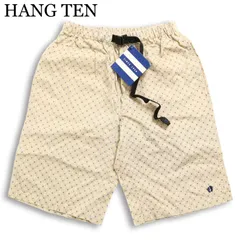 【新品 未使用】 HANG TEN ハンテン 春夏★ 総柄 チェック 刺繍 クライミング ショート パンツ Sz.M メンズのサムネイル
