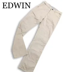EDWIN エドウィン【FC503S】 白樺COOL ヘリンボーン ストレート トラウザー パン 日本製 Sz.28 メンズ 灰 グレーのサムネイル