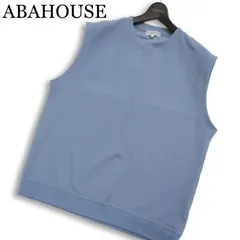 ABAHOUSE アバハウス 通年★ フクレ ジャガード ビッグシルエット ベスト Sz.46 メンズのサムネイル
