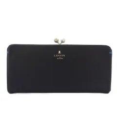 ランバンオンブルー LANVIN en Bleu セシル 口金長財布 がま口 レザー 黒 ブラック /TK ■GY18のサムネイル
