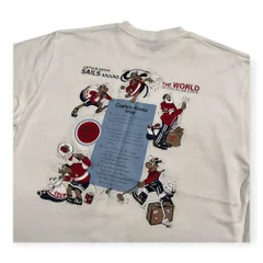 タグ付き 未使用品 CAPTAIN SANTA キャプテンサンタ プリント 半袖Tシャツ カットソー M /ホワイト/メンズ/日本製/ジョイマークデザインのサムネイル