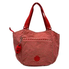 Kipling(キプリング) ハンドバッグ - ベージュ×レッドのサムネイル
