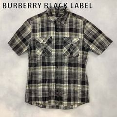 BURBERRY BLACK LABEL チェック柄 半袖シャツ 2 - メルカリ