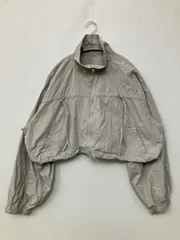 one after another NICE CLAUP ワンアフターアナザーナイスクラップ ブルゾン F グレー ナイロン 無地 ショート丈 フードなし ジップアップ レディースのサムネイル