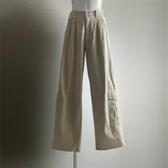 希少 90s 80s BARNEYS NEWYORK チノ カーゴパンツ 変形ポケット デザイナーズカーゴ ワイドストレート 超希少のサムネイル