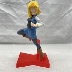 台座がレッドリボンマーク 人造人間18号 ドラゴンボールフィギュア