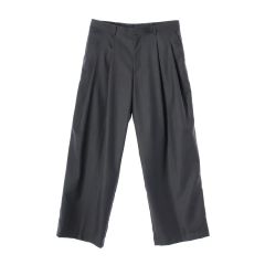 CS stripe cross tuck drape slacks size1 - メルカリ