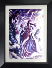 【中古】原画イラストボード セガラッキーくじ「北斗の拳」【C賞】原画アートパネルのサムネイル