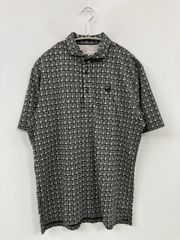 極美品⭕️HONMA ポロシャツ グレー ストライプ柄 XL - メルカリ