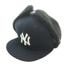 ニューエラ NEW ERA 59FIFTY ドッグイヤー Dog Ear キャップ 帽子 ニューヨーク ヤンキース 60.6cm 紺 ネイビー 黒 ブラック /SS ■OS ■GY28のサムネイル