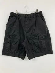 thisisneverthat ディスイズネバーザット カーゴパンツ L ブラック ハーフ・ひざ丈 ショート・ひざ上丈 コットン ナイロン 無地 ワンポイント ワイド・ルーズ スタンダード レギュラー ウエストゴム・紐 メンズ レディースのサムネイル