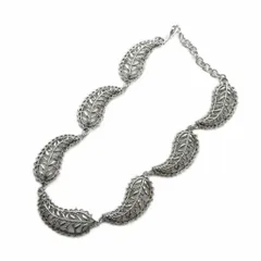 ケンゾー KENZO ネックレス アクセサリー ペンダント リーフモチーフ シルバー色 ■GY11 /MQのサムネイル