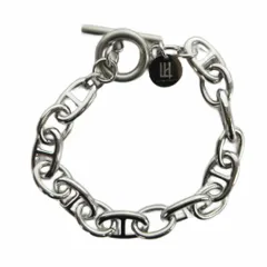 ライオンハート LION HEART ブレスレット アクセサリー ロゴ アンカーチェーン トグル式 シルバー色 ■GY18 /MQのサムネイル