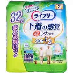 ライフリー 下着の感覚 超うすパンツ Lサイズ 32枚入のサムネイル