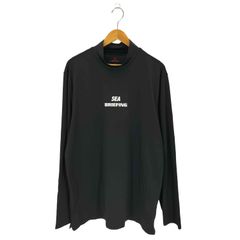 新品未使用】WIND AND SEA モックネックシャツ ブラック S - メルカリ