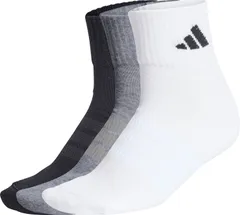 アディダス adidas クッション スポーツウェア アンクルソックス 3足組 靴下 3P サポート ジム 日常 肌触り ソフト 普段使い 機能性 スタイリッシュ クラシック 快適  DVT59 KC9631 ミディアムグレーヘザ