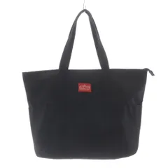 マンハッタンポーテージ Manhattan Portage トートバッグ ハンドバッグ キャンバス ロゴ 黒のサムネイル