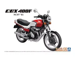 【中古】プラモデル 1/12 ホンダ NC07 CBX400F パールキャンディレッド/パールシェルホワイト ’81 「ザ・バイクシリーズ No.2」 [063750]のサムネイル