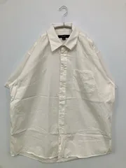 SEAN JOHN ショーンジョン シャツ/ブラウス XL アイボリー コットン 無地 ミドル丈 半袖 レギュラーカラー メンズのサムネイル