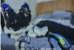 犬　猫　着ぐるみ ヘッド全頭　ヘッド ケモノ ファースーツ ぬいぐるみ コスプレ コスチューム Kurumi 一点物 C480のサムネイル
