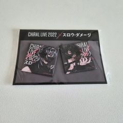 CHiRAL LIVE 2022 スロウダメージ 缶バッジ 2個セット - メルカリ