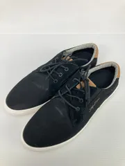 stefanorossi スニーカー EUR 42 / 26.5-27cm ブラック スエード キャンバス 無地 ブランドロゴ 紐 ローカット メンズのサムネイル
