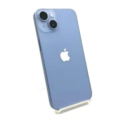 【全額返金保証】【最速発送】 iPhone 14 128GB ブルー docomo 白ロム 美品 動作確認済 85%のサムネイル
