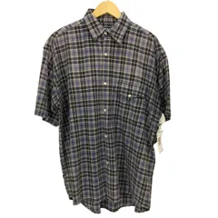 ステューシー Stussy 90s 紺タグ バーバラタグ チェック柄 半袖シャツ メンズ JPN：M 