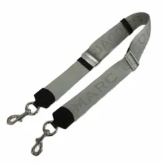 マークジェイコブス MARC JACOBS ザ ロゴ DTM ウェビング ストラップ THE LOGO DTM WEBBING STRAP ショルダーストラップ 付け替え用 シルバー色 /XZ ■GY18のサムネイル