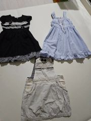 3点セット 組曲 女の子用 ワンピース ギンガムチェック ボーダー | Mercari
