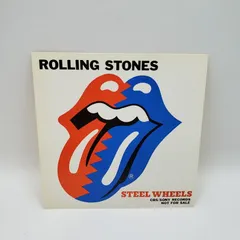 ローリング・ストーンズ - スティール・ホイールズ - 非売品 - 10cm×10cm ステッカー - レコード盤 - 1989年のサムネイル