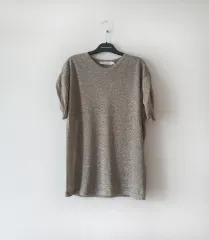 イザベルマラン グレー ボートネック リネン 半Tシャツ XSのサムネイル