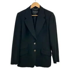GUCCI(グッチ) ジャケット サイズ44 L レディース美品  - 黒 長袖/春/秋のサムネイル