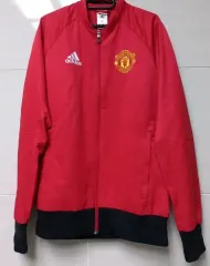アディダス MANCHESTER UNITED FC レッド 赤 トラックジャージ ジャージ ジップアップジャージ 95/M