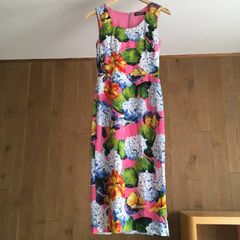ANAYI WRITEWELL クルー衿 花柄ワンピース 麻リネンM 9号 春夏 - メルカリ