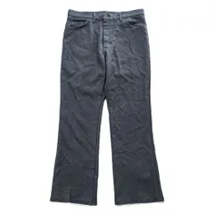 Lee 70年代 USA製 ヴィンテージ ブーツカット スラックス フレアパンツ L グレー  SCOVILLジップ 202-0803のサムネイル