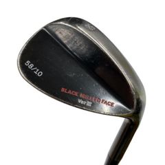 【中古】 ゴルフパートナー BLACK MILLED FACE Ver III VIRUS(BLACK) 58° ウェッジ WG Dynamic Gold (フレックスS) メンズ 男性用 右利き 右用 Cランク ゴルフクラブ
