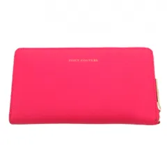 ジューシークチュール JUICY COUTURE 長財布  ピンク 型押し ロゴ入り ジップアラウンド /SX ■GY99のサムネイル