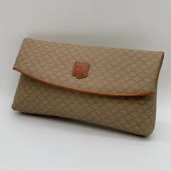 CELINE セリーヌ クラッチバッグ セカンドバッグ マカダム柄 トリオンフ レザー PVC