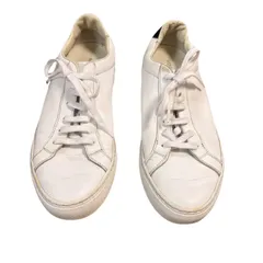 WOMAN by COMMON PROJECTS スニーカー　37 23.5-24cm相当　イタリア製　ホワイト　靴　シューズ　バイカラーのサムネイル