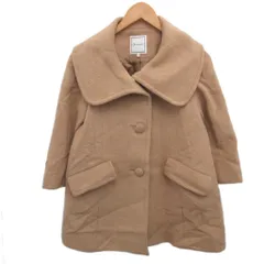 アナトリエ ANATELIER コート ミドル丈 ハーフ丈 アンゴラ 36 ベージュ 528-97453 ■YHS11のサムネイル