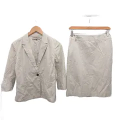 プロポーション ボディドレッシング PROPORTION BODY DRESSING スカートスーツ セットアップ テーラードジャケット タイトスカート ひざ丈 1B シングル 3 ベージュのサムネイル