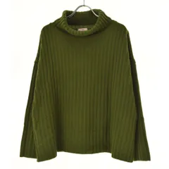 【maomade】541157 ウールカシミア混 タートルネック長袖ニットセーターのサムネイル