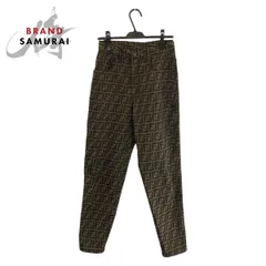美品 FENDI フェンディ ズッカ サイズ29インチ ブラウン ポリエステル/コットン パンツ メンズ 601232【中古】のサムネイル