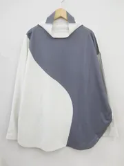 ★7790☆IM MEN アイムメン LA41JK083 ISSEY MIYAKE GEOMETRY JERSEY STITCH ハイネックトップ カットソー　3のサムネイル