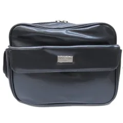 ピエールカルダン Pierre Cardin ショルダーバッグ カメラバッグ ロゴプレート フェイクレザー 黒 ブラック ■GY99 0425のサムネイル