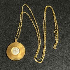 稼働 チャイカ 17JEWELS 懐中時計 ペンダントウォッチ レトロ 手巻き 